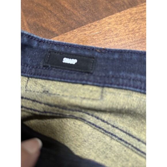 Revtown Jeans Mens 33x32 Dk Blue Sharp Straight Leg Stretch 5Pocket Decade Denim - Picture 3 of 5